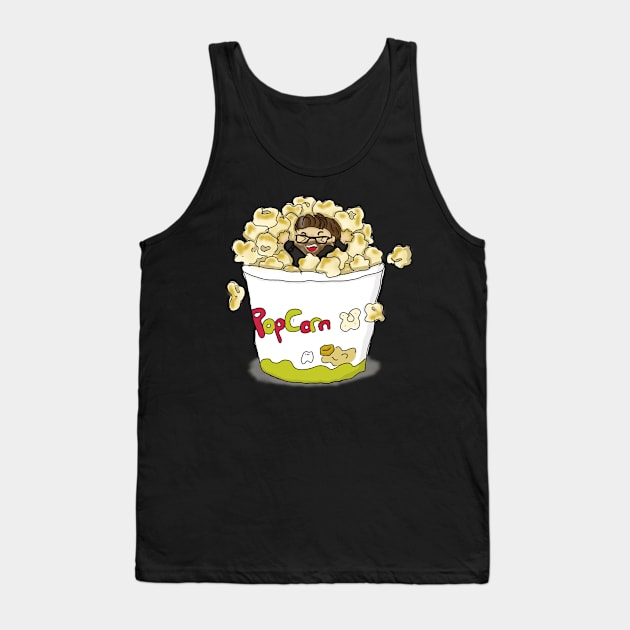 Popcorn Rob Tank Top by Katalendw